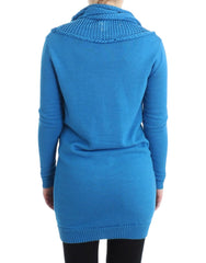 Costume National Blue scoopneck sweater - S - Sweaters
