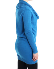 Costume National Blue scoopneck sweater - S - Sweaters