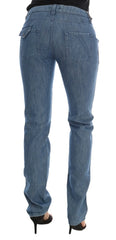 Costume National Blue Wash Cotton Slim Denim Jeans - W26 - Jeans