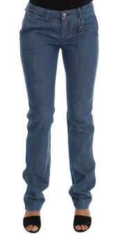 Costume National Blue Wash Cotton Slim Denim Jeans - W26 - Jeans