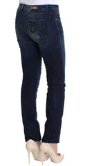 Costume National Blue Wash Cotton Slim Fit Skinny Jeans - W26 - Jeans