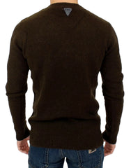 Costume National Brown striped crewneck sweater - IT52 | XL - Sweaters