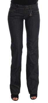 Costume National Dark Blue Cotton Classic Fit Jeans - W26 - Jeans