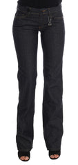 Costume National Dark Blue Cotton Classic Fit Jeans - W26 - Jeans