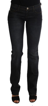 Costume National Dark Blue Cotton Slim Fit Jeans - W26 - Jeans