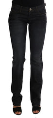 Costume National Dark Blue Cotton Slim Fit Jeans - W26 - Jeans