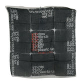 Costume National Dark Gray Wool Foulard Branded Scarf - Scarves & Shawls