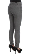 Costume National Gray Cotton Blend Slim Fit Jeans - W26 - Jeans