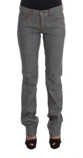 Costume National Gray Cotton Regular Fit Denim Jeans - W26 - Jeans