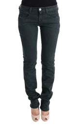 Costume National Gray Cotton Superslim Denim Jeans - Jeans