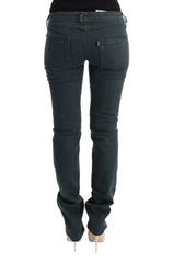 Costume National Gray Cotton Superslim Denim Jeans - Jeans