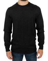 Costume National Gray crewneck pullover sweater - IT48 | M - Sweaters