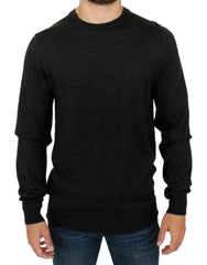 Costume National Gray crewneck pullover sweater - IT48 | M - Sweaters