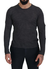 Costume National Gray Crewneck Pullover Sweater - IT48 | M - Sweaters