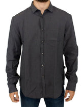 Costume National Gray linen casual shirt - Shirts