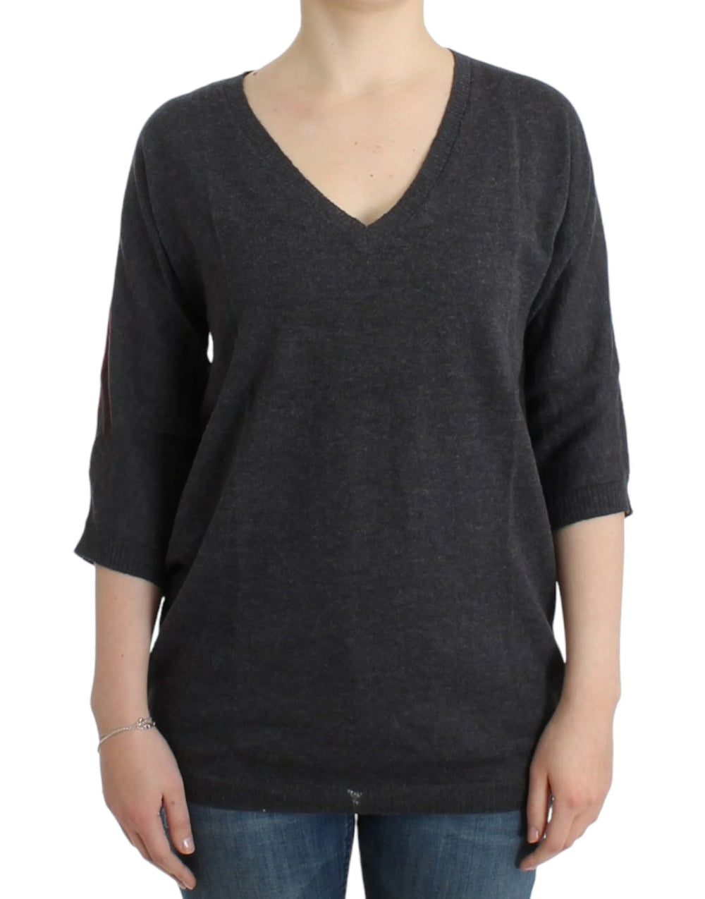 Costume National Gray short sleeved sweater - Sweaters