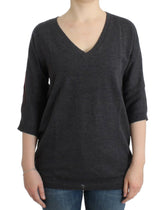 Costume National Gray short sleeved sweater - Sweaters