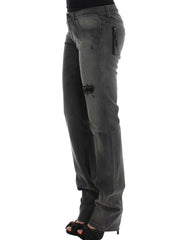 Costume National Gray straight leg jeans - Jeans