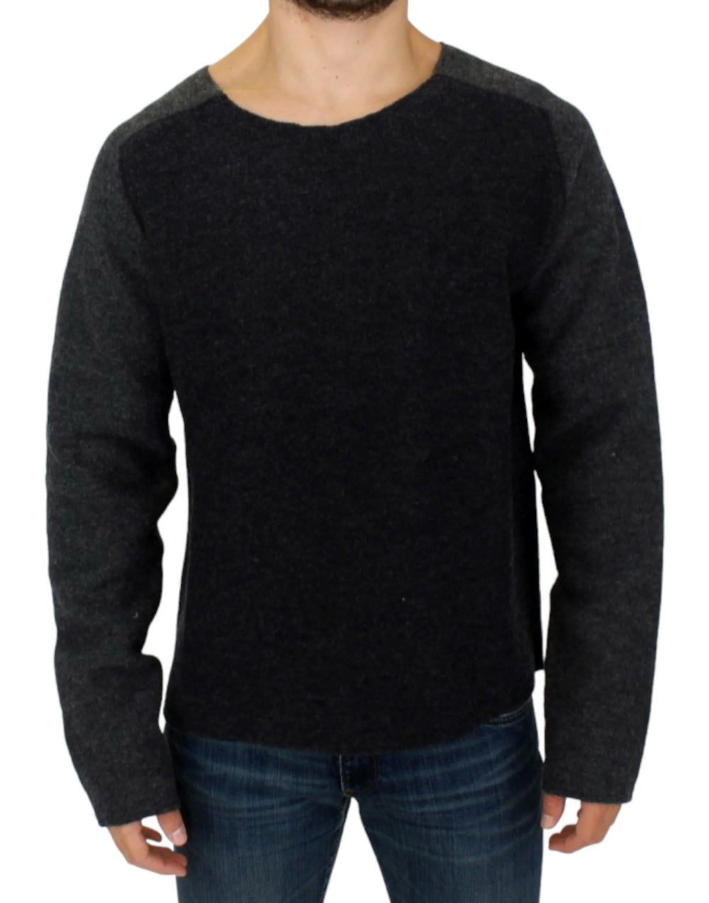 Costume National Gray wool crewneck sweater - IT48 | M - Sweaters