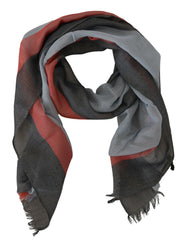 Costume National Multicolor Cotton Shawl Wrap Scarf - Scarves & Shawls