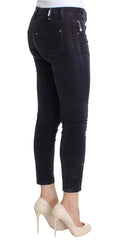 Costume National Purple Cropped Corduroys Jeans - W26 - Jeans