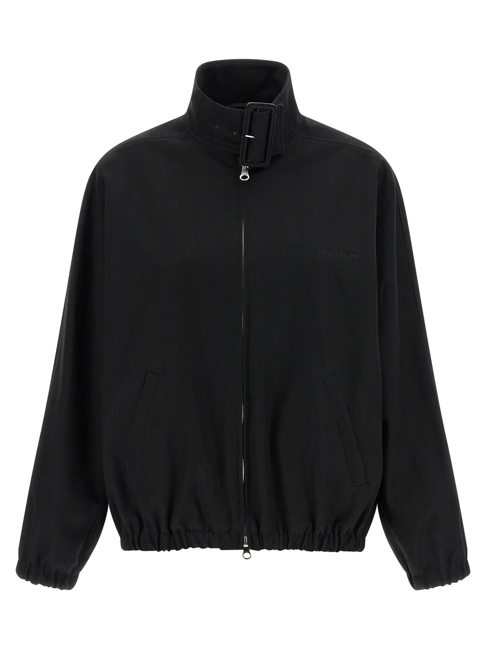 Courrèges Black Cotton Bomber - M
