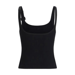 Courrèges Black Cotton Top