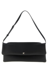 Courrèges Black Cowhide Clutch Bag
