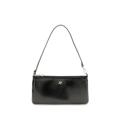 Courrèges Black Cowhide Shoulder Bag