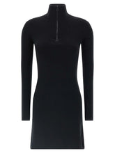 Courrèges Black Merino Wool Short Dress - XS