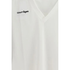 Courrèges White Cotton Polo Shirt