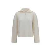 Courrèges White Wool Oves Aries Sweatshirt