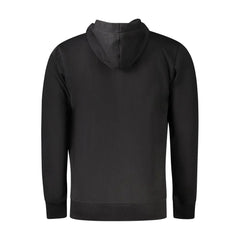 Coveri Moving Black Cotton Men Sweater - XXL
