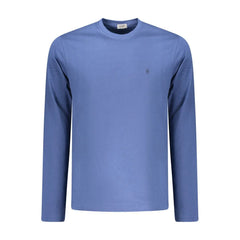 Coveri Moving Blue Cotton Men T-Shirt