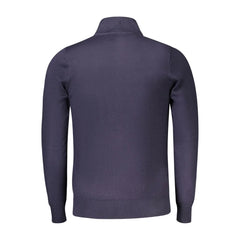 Coveri Moving Blue Viscose Men Sweater - Cardigans