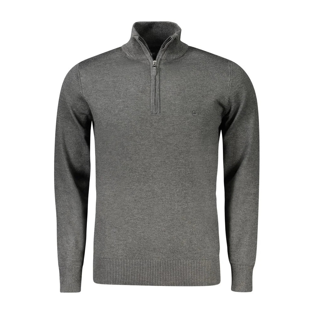Coveri Moving Gray Viscose Men Sweater - Sweaters