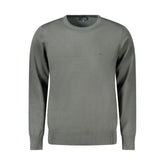 Coveri Moving Green Nylon Men Sweater - L