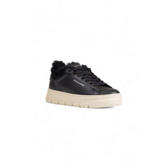 Crime London Black Leather Sneaker - EU40/US10 - Sneakers
