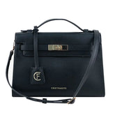 CRISTINAEFFE Black Artificial Leather Women Crossbody Bag - Cross Body Bags
