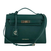 CRISTINAEFFE Green Artificial Leather Women Crossbody Bag - Cross Body Bags