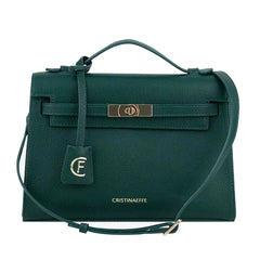 CRISTINAEFFE Green Artificial Leather Women Crossbody Bag - Cross Body Bags