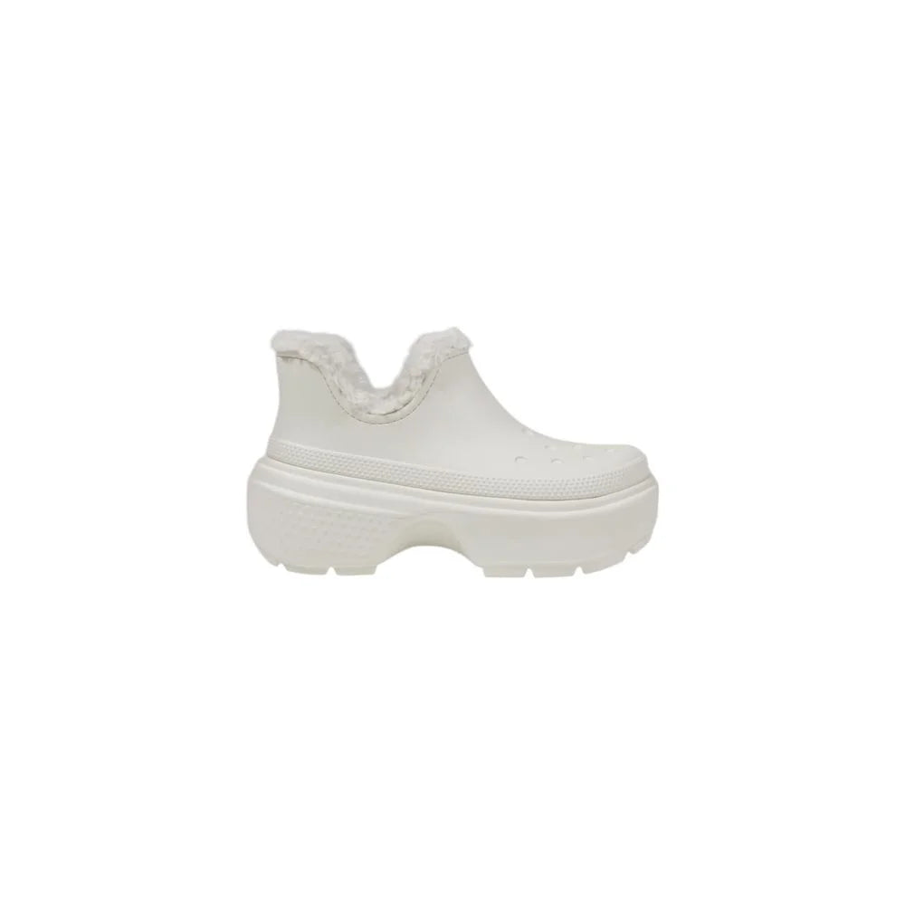 Crocs White Croslite Ankle - Boots