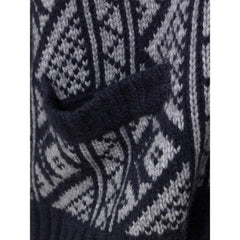 Cruciani Bicolor Cashmere Cardigan - IT58 | 3XL - Cardigans