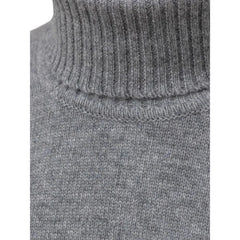 Cruciani Gray Cashmere Turtleneck - IT52 | XL - Sweaters