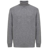 Cruciani Gray Cashmere Turtleneck - IT52 | XL - Sweaters