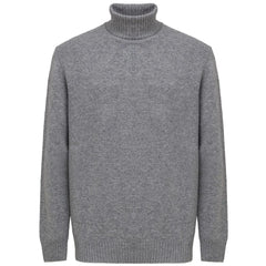 Cruciani Gray Cashmere Turtleneck - IT52 | XL - Sweaters