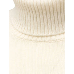 Cruciani White Cashmere Turtleneck - IT54 | XXL - Sweaters