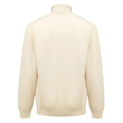 Cruciani White Cashmere Turtleneck - IT54 | XXL - Sweaters