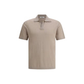 Cruna Beige Cotton Polo Shirt - IT54 | XXL