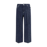 Cruna Blue Cotton Jeans Denim